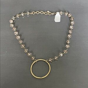 Circle Crystal Necklace